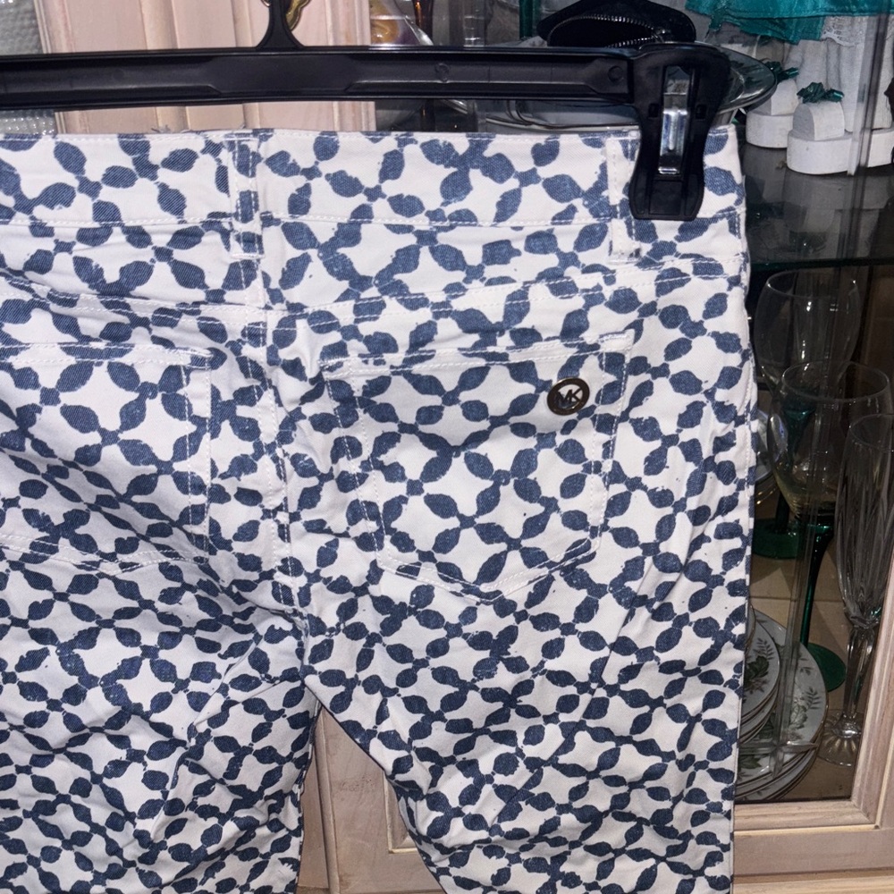 Michael Kors White and Blue Skinny Jeans - Picture 8 of 10